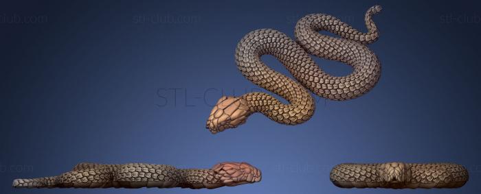 3D мадэль Змея (STL)